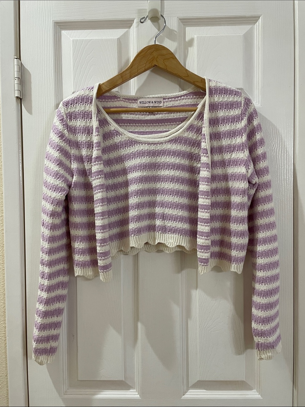 Willow & Wind Knit Cardigan Set (S)